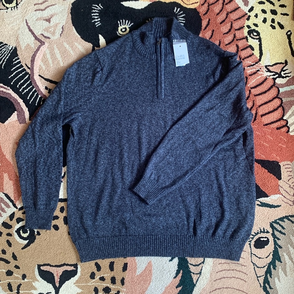 Croft & Barrow quarter zip sweater